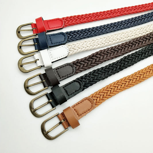 Retro Style Wax Rope Woven Belt